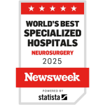 Newsweek World’s Best Specialized Hospitals Neurosurgery 2025 badge